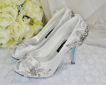 Load image into Gallery viewer, Sparkling Bridal Heels
