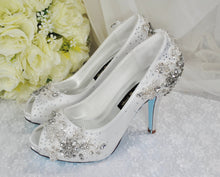 Load image into Gallery viewer, Sparkling Bridal Heels