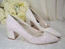 Load image into Gallery viewer, Glitter Wedding Shoes | 2 Inch Chunky Heel