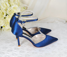 Load image into Gallery viewer, Satin Wedding Sandals | Custom Colours