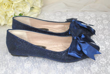 Load image into Gallery viewer, Rock Glitter Flats with Bow | Other Colours
