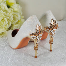 Load image into Gallery viewer, Ivory Glitter with CHERRY BLOSSOM