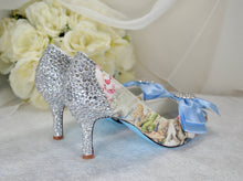 Load image into Gallery viewer, 'Alice in Wonderland' Bridal Shoes with 3 Inch Heel