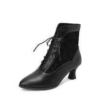 Load image into Gallery viewer, Victorian Style Ankle Boots
