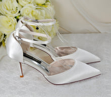 Load image into Gallery viewer, Satin Bridal Sandals | Custom Colours
