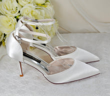 Load image into Gallery viewer, Satin Bridal Sandals | Custom Colours