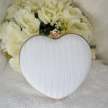Load image into Gallery viewer, White Heart Clutch Bag