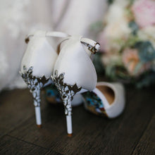 Load image into Gallery viewer, Designer Belle | Satin | 8.5cm Heel