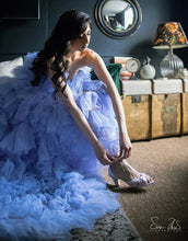 Load image into Gallery viewer, Pearl & Lace Block Heels