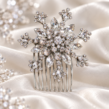 Load image into Gallery viewer, Crystal Snowflake Bridal Hair Comb
