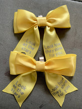 Load image into Gallery viewer, Rainbow Satin Bow Shoe Clips: Custom Bridal Wedding Accessory
