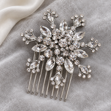 Load image into Gallery viewer, Crystal Snowflake Bridal Hair Comb
