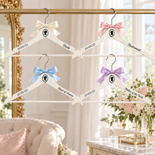 Load image into Gallery viewer, Personalised Wedding Dress Hanger – Bride &amp; Bridal Party

