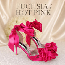 Load image into Gallery viewer, Colour Swatch Fabric Samples for Satin Shoes
