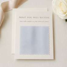 Load image into Gallery viewer, Bridal Fabric Sample | Tulle Swatch for Veils, Capes &amp; Bridal Accessories
