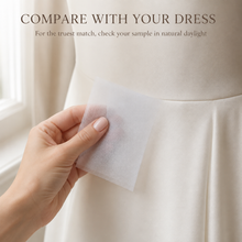 Load image into Gallery viewer, Bridal Fabric Sample | Tulle Swatch for Veils, Capes &amp; Bridal Accessories
