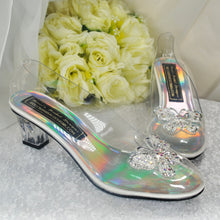 Load image into Gallery viewer, Cinderella Glass Slippers: Princess Costume Shoes

