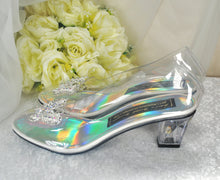 Load image into Gallery viewer, Cinderella Glass Slippers: Princess Costume Shoes
