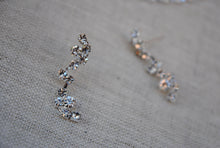 Load image into Gallery viewer, Bridal Jewelry Set: Teardrop Cubic Zirconia Necklace, Earrings &amp; Bracelet
