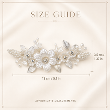 Load image into Gallery viewer, 3D Floral Bridal Shoe Clips – Pearl  Crystal Wedding Shoe Decorations
