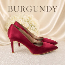 Load image into Gallery viewer, Colour Swatch Fabric Samples for Satin Shoes
