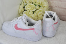 Load image into Gallery viewer, Personalised Hand Painted  AF1 Air Force 1 Trainers Genuine for Bride or Groom, Customised Bridal Sneakers, Alternative Wedding Shoes
