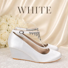 Load image into Gallery viewer, Colour Swatch Fabric Samples for Satin Shoes
