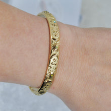 Load image into Gallery viewer, Celestial Bangle - Silver or Gold Moon And Stars Bridal Bracelet
