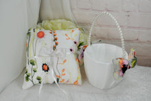 Load image into Gallery viewer, Orange Secret Garden Flower Girl Basket
