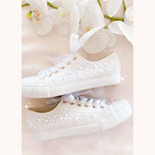 Load image into Gallery viewer, Pearll Bridal Converse
