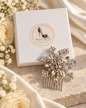 Load image into Gallery viewer, Crystal Snowflake Bridal Hair Comb
