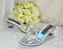 Load image into Gallery viewer, Cinderella Glass Slippers: Princess Costume Shoes
