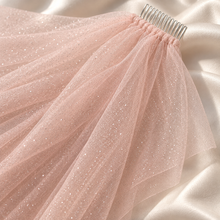 Load image into Gallery viewer, Glitter Wedding Veil | Single Tier Sparkle Veil | 75–500 cm | 6 Colours
