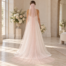 Load image into Gallery viewer, Glitter Wedding Veil | Single Tier Sparkle Veil | 75–500 cm | 6 Colours
