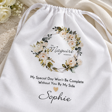 Load image into Gallery viewer, Personalised Bridesmaid Shoe Bag or Gift Box – Bridal Party Gift
