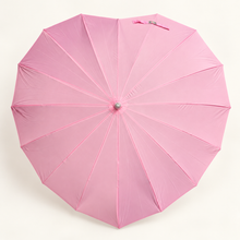 Load image into Gallery viewer, Pink Heart-Shaped Umbrella – Wedding &amp; Occasion Umbrella
