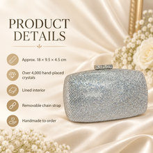 Load image into Gallery viewer, Emerald Green Crystal Clutch Bag | Luxury Evening Purse
