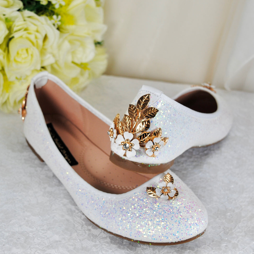 Cherry Blossom Ballet Flats | Wide Fit Available