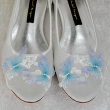 Load image into Gallery viewer, Blue Butterfly Flats
