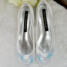 Load image into Gallery viewer, Blue Butterfly Flats
