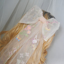Load image into Gallery viewer, Botanical Tulle Bridal Bow
