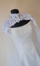 Load image into Gallery viewer, High Neck Lace Wedding Cape
