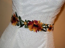 Load image into Gallery viewer, Floral Appliqué Bridal Belts - Autumn Flower
