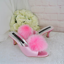 Load image into Gallery viewer, Barbie - Pink PomPom Heels
