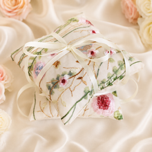 Load image into Gallery viewer, Secret Garden Foliage Ring Pillow | Handmade Ring Bearer Pillow
