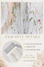 Load image into Gallery viewer, Secret Garden wildflower veil - 150cm Waltz Length
