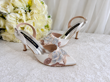 Load image into Gallery viewer, Ivory Embroidered Bridal Shoes - UK5 - Ready to Dispatch
