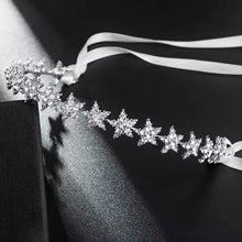 Load image into Gallery viewer, Celestial Silver Stars Headband
