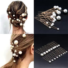 Load image into Gallery viewer, Pearl Hair Pin | Set of 18
