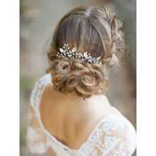 Load image into Gallery viewer, Crystal &amp; Pearl Hair Pin
